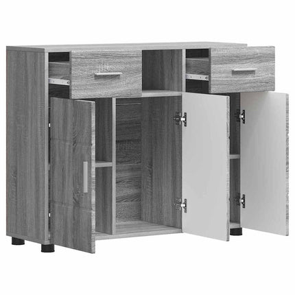 Buffet Sonoma gris 88.5 x 30.5 x 73 cm Bois d'ingénierie