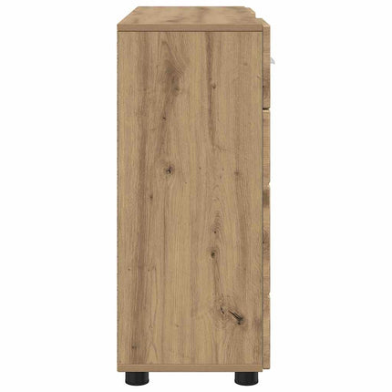 Buffet chêne artisanal 88.5 x 30.5 x 73 cm Bois d'ingénierie