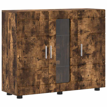 Buffet Chêne fumé 55.5 x 29 x 100 cm Bois d'ingénierie