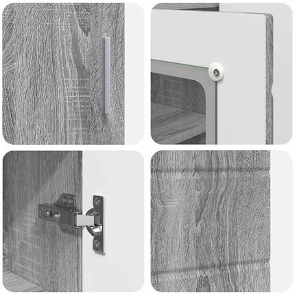 Buffet Sonoma gris 55.5 x 29 x 100 cm Bois d'ingénierie