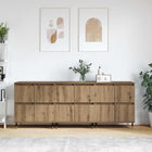 Buffets 3 pcs chêne artisanal 180 x 35 x 70 cm