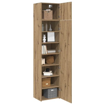 Armoire de rangement chêne artisanal 50 x 41 x 225 cm