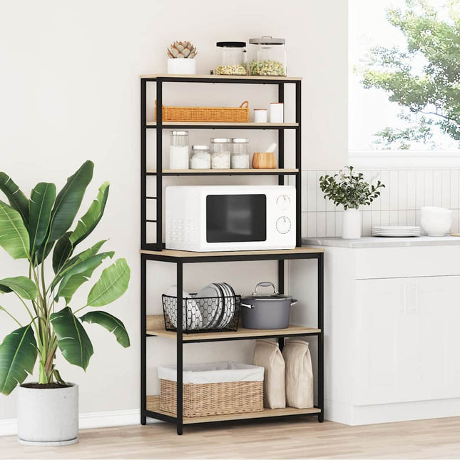 Étagère de cuisine Chêne Sonoma 80 x 40 x 168 cm