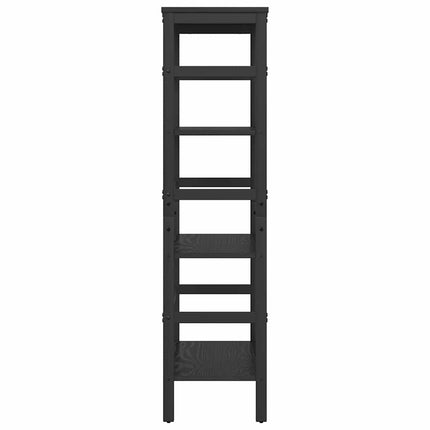 Étagère Chêne noir 60 x 29,5 x 115 cm Bois d'ingénierie