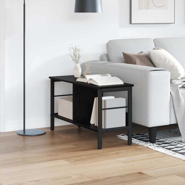 Étagère Chêne noir 82 x 32 x 47 cm Bois d'ingénierie