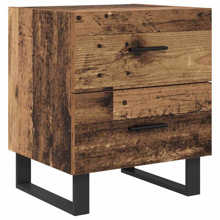 Cabinet de chevet 2 pcs Bois ancien 40 x 35 x 47.5 cm