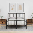 Table de chevet avec tiroir 2 pcs Bois ancien 40 x 35 x 47.5 cm