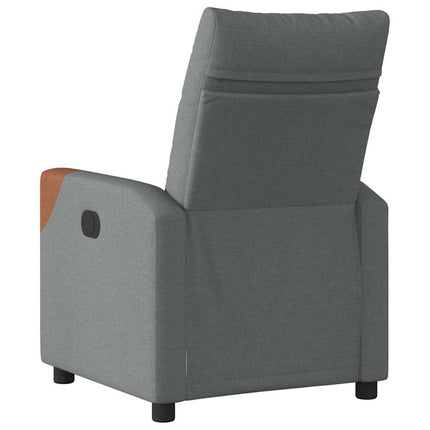 Fauteuil inclinable Gris foncé 69 x 86 x 100 cm tissu