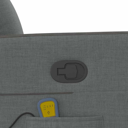 Fauteuil de massage inclinable Gris foncé 69 x 86 x 100 cm