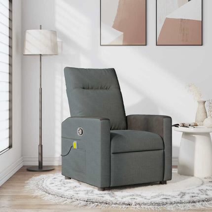 Fauteuil de massage inclinable Gris foncé 69 x 86 x 100 cm