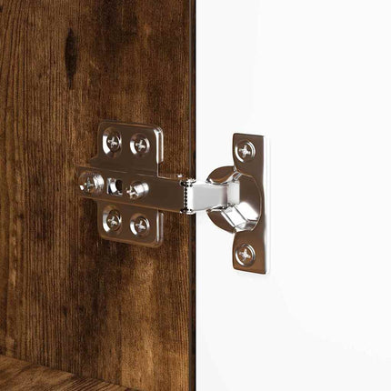 Buffet avec tiroir Chêne fumé 100 x 30 x 65,6 Bois d'ingénierie