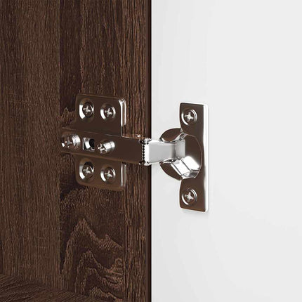 Buffet avec tiroir Chêne brun 100 x 30 x 65,6 Bois d'ingénierie