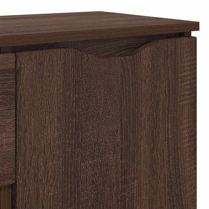 Buffet avec tiroir Chêne brun 100 x 30 x 65,6 Bois d'ingénierie