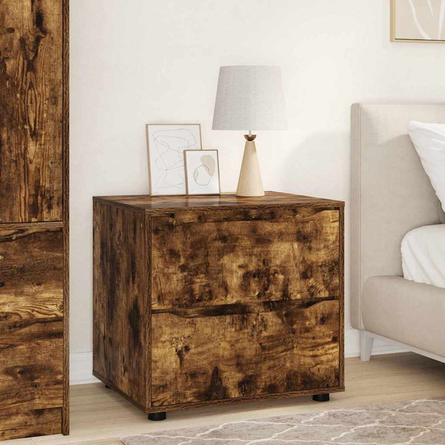 Armoire de rangement Chêne fumé 60 x 48 x 57 cm