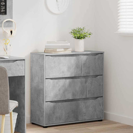 Armoire de rangement Gris béton 80 x 31 x 81 cm