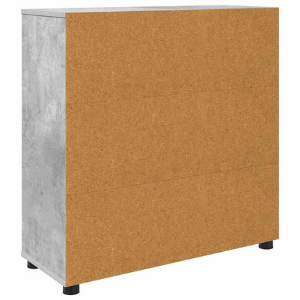 Armoire de rangement Gris béton 80 x 31 x 81 cm