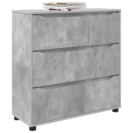 Armoire de rangement Gris béton 80 x 31 x 81 cm