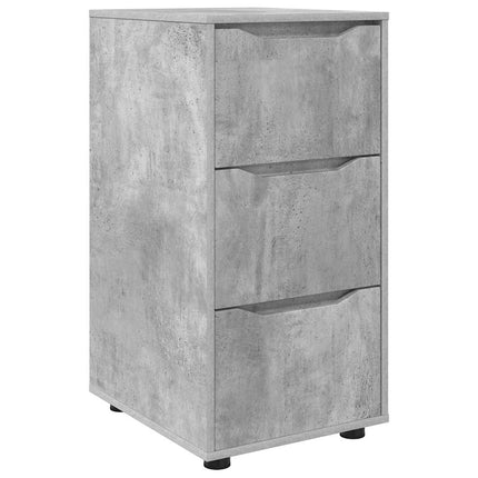 Armoire de rangement Gris béton 40 x 48 x 81 cm