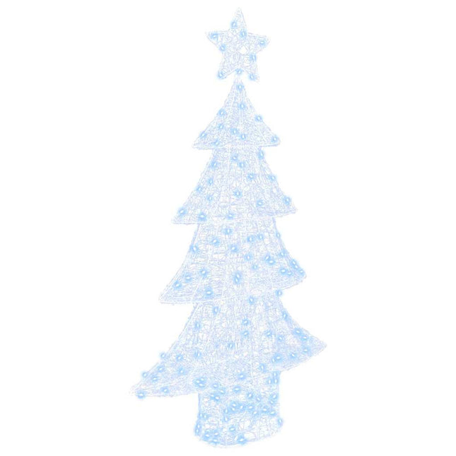 Sapin de Noël avec 160 LED Blanc froid 150 cm Acrylique