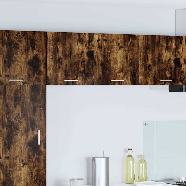 Armoire Suspendue Riga Et Blanc 40 X 31 X 40 Cm Chêne Fumé 1x armoire suspendue (1 porte) 40 cm de large 40 cm de haut