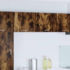 Armoire Suspendue Riga Et Blanc 50 X 31 X 40 Cm Chêne Fumé 1x meuble suspendu (1 porte) 50 cm de large 40 cm de haut