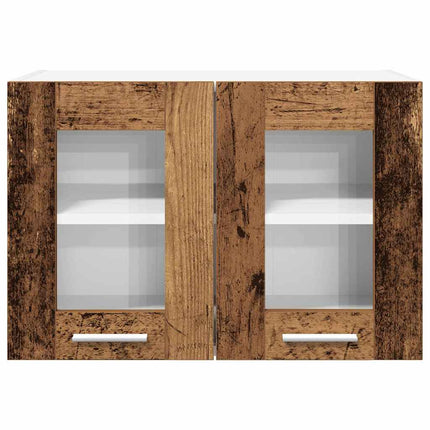 Armoire suspendue Riga 2 pcs Bois Ancien 60 x 31 x 40 cm