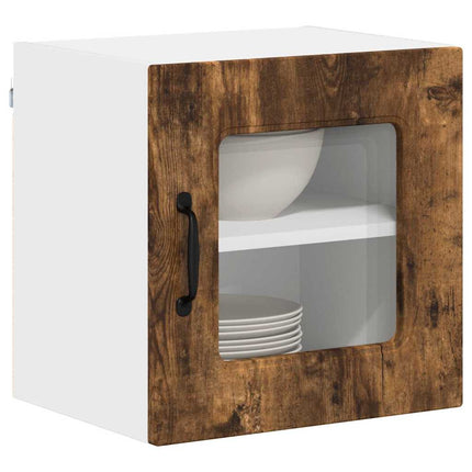 Meuble mural de cuisine 2 pcs Chêne fumé 40 x 31 x 40 cm