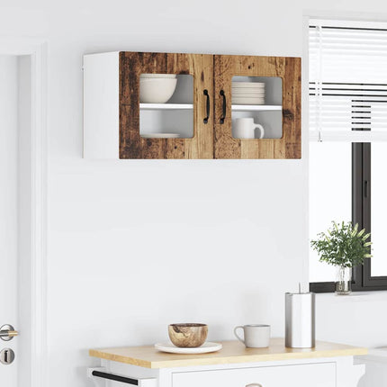Meuble mural de cuisine avec porte Bois Ancien 40 x 31 x 40 cm