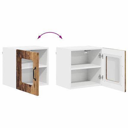 Meuble mural de cuisine avec porte Bois Ancien 40 x 31 x 40 cm