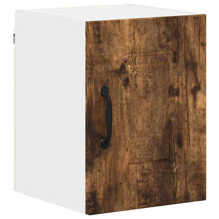 Meuble mural de cuisine avec étagère Chêne fumé 30 x 31 x 40 cm