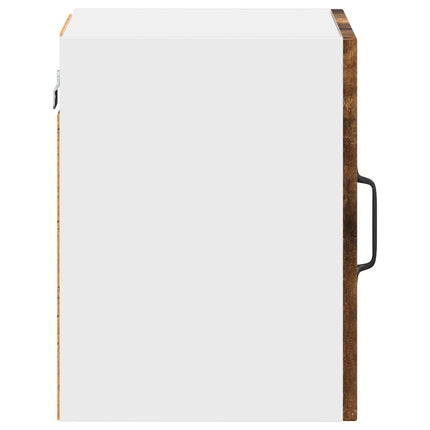 Meuble mural de cuisine avec étagère Chêne fumé 30 x 31 x 40 cm