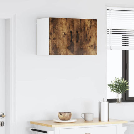 Meuble mural de cuisine 2 pcs Chêne fumé 30 x 31 x 40 cm