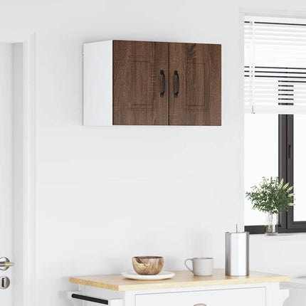 Meuble mural de cuisine avec étagère Chêne brun 30 x 31 x 40 cm