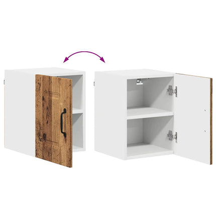 Meuble mural de cuisine 2 pcs Bois Ancien 30 x 31 x 40 cm