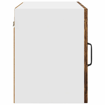 Meuble mural de cuisine avec étagère Chêne fumé 50 x 31 x 40 cm