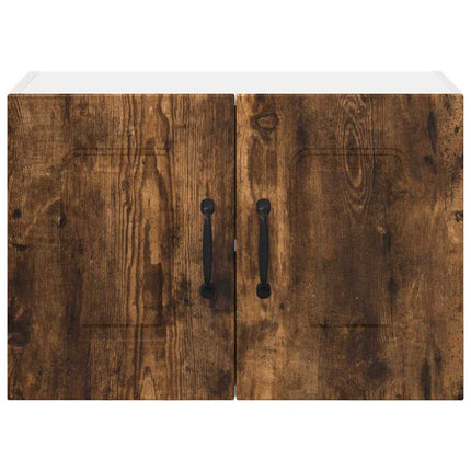 Meuble mural de cuisine avec étagère Chêne fumé 60 x 31 x 40 cm