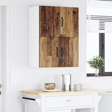 Meuble mural de cuisine avec porte Bois Ancien 60 x 31 x 40 cm