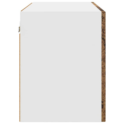 Meuble mural de cuisine avec porte Bois Ancien 60 x 31 x 40 cm