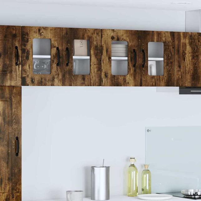 Meuble mural de cuisine 2 pcs Chêne fumé 60 x 31 x 40 cm