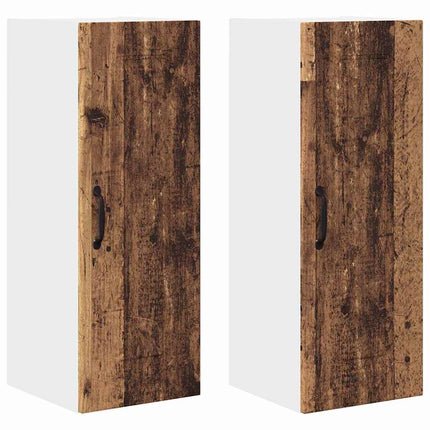 Meuble mural de cuisine 2 pcs Bois Ancien 30 x 31 x 80 cm