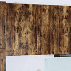 Meuble mural de cuisine avec porte Chêne fumé 80 x 31 x 100 cm