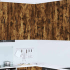 Meuble mural de cuisine avec porte Chêne fumé 57 x 57 x 100 cm