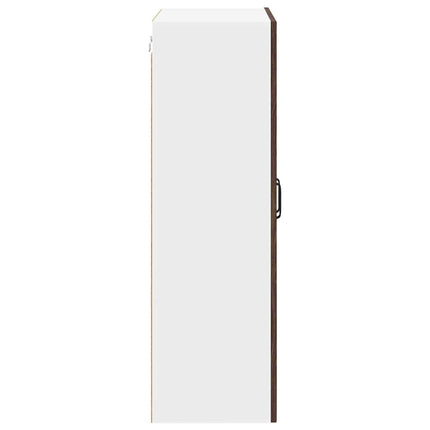 Meuble mural de cuisine avec porte Chêne brun 60 x 31 x 100 cm