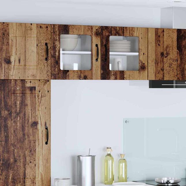 Armoire de cuisine avec étagère Bois Ancien 40 x 31 x 40 cm