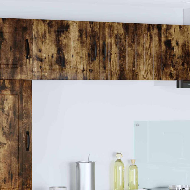 Armoire de cuisine 2 pcs Chêne fumé 50 x 31 x 40 cm