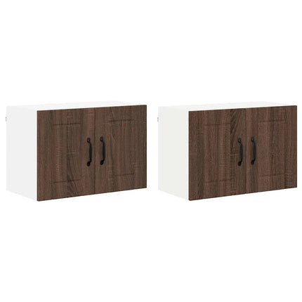 Armoires murales de cuisine 2 pcs Chêne brun 60 x 31 x 40 cm