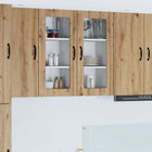 Armoire de cuisine avec étagère Chêne artisanal 40 x 31 x 80 cm