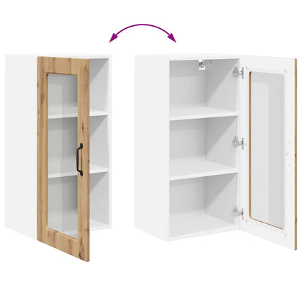 Armoire de cuisine avec étagère Chêne artisanal 40 x 31 x 80 cm