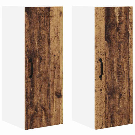 Armoire de cuisine 2 pcs Bois Ancien 30 x 31 x 80 cm