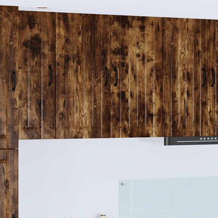 Armoire de cuisine Chêne fumé 80 x 31 x 80 cm Bois d'ingénierie